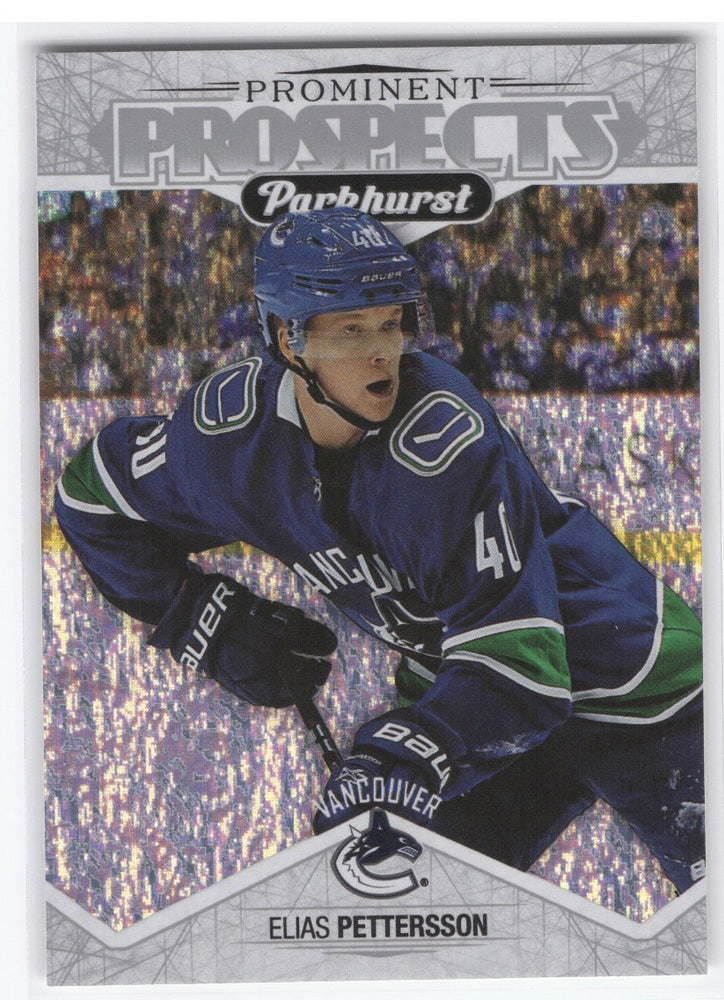 2018-19 Upper Deck Parkhurst Hockey Prominent Prospects Pp-1 Rookie Rc Elias Pettersson
