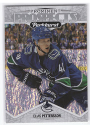 2018-19 Upper Deck Parkhurst Hockey Prominent Prospects Pp-1 Rookie Rc Elias Pettersson