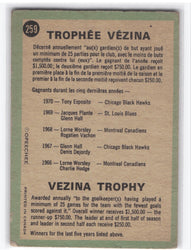 1970 O-Pee-Chee Trophies #259 Vezina Trophy