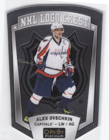 2016-17 Upper Deck O-Pee-Chee Platinum Nhl Logo Crest Nhlld-5 Alex Ovechkin