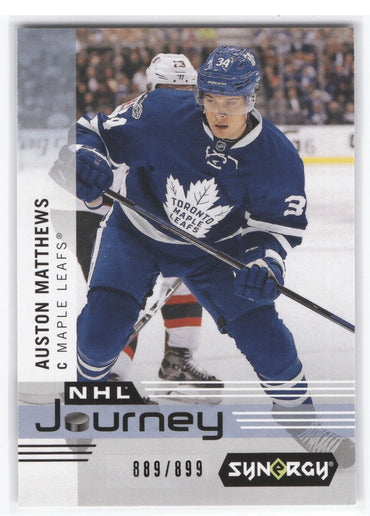 2019-20 Upper Deck Synergy Nhl Journey Np-9 Auston Matthews