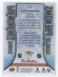2016-17 Upper Deck Tim Hortons Collectors Series Clear Cut Phenoms Cc-8 Filip Forsberg
