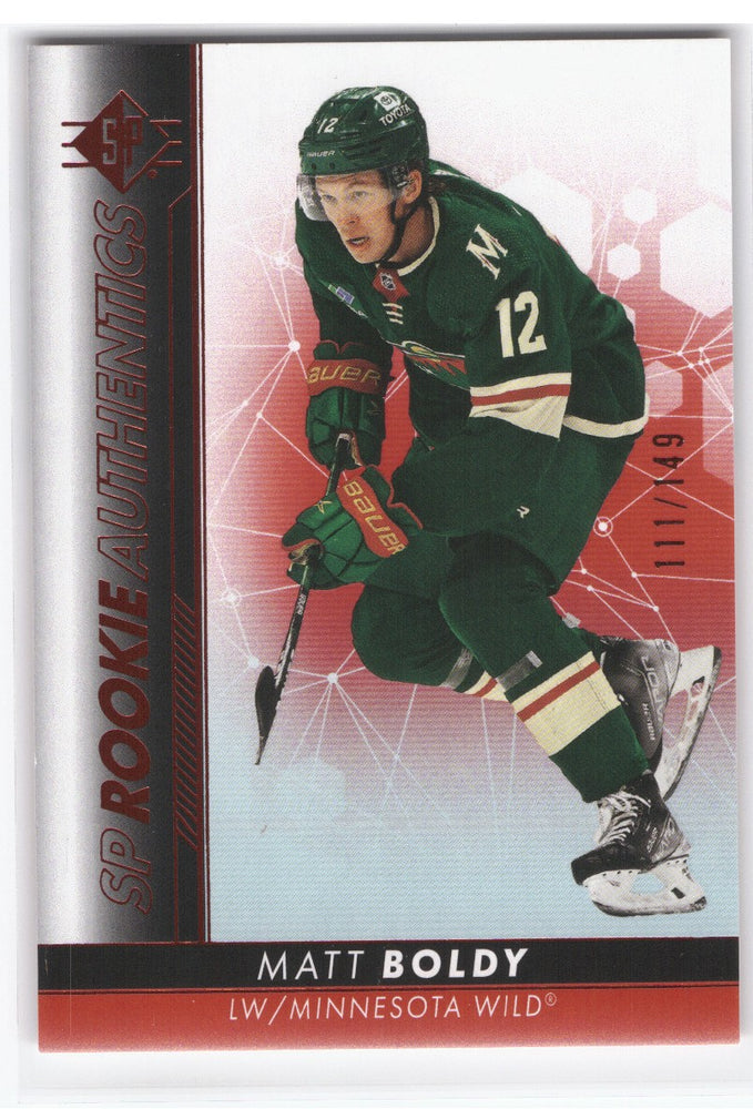 2022-23 Upper Deck Sp Authentic Sp Rookie Authentics #137 Rookie Rc Matt Boldy