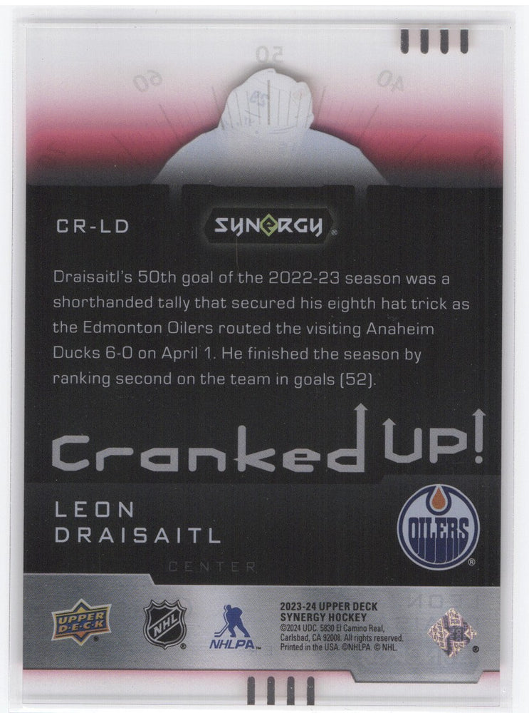 2023-24 Upper Deck Synergy Cranked Up! Cr-Ld Leon Draisaitl /599