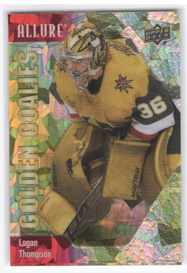 2023-24 Upper Deck Allure Golden Goalies Red Gg-13 Logan Thompson /99