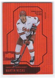 2024-25 Skybox Metal Universe Precious Metal Gems #24 Martin Necas /100