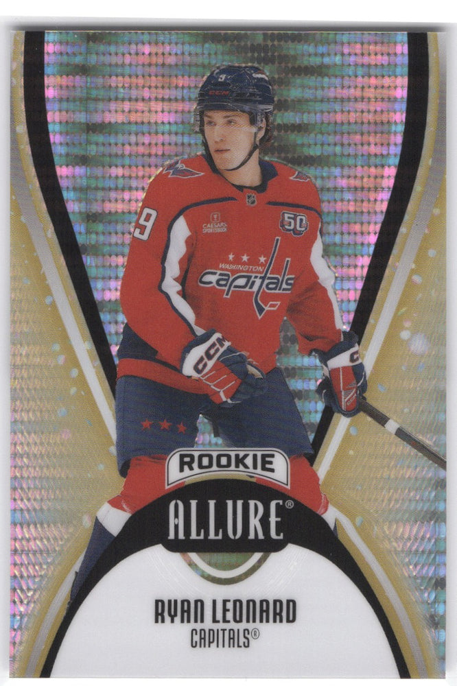 2025-26 Upper Deck Allure Gold Glitter Bomb #101 Rookie Rc Ryan Leonard /199