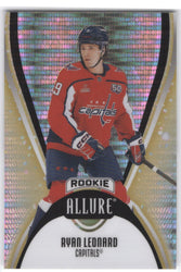 2025-26 Upper Deck Allure Gold Glitter Bomb #101 Rookie Rc Ryan Leonard /199
