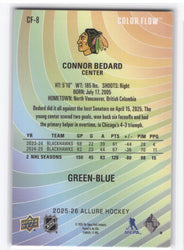 2025-26 Upper Deck Allure Green-Blue Cf-8 Connor Bedard