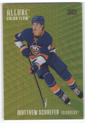 2025-26 Upper Deck Allure Yellow Green Cf-Ms Rookie Rc Matthew Schaefer