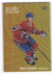 2025-26 Upper Deck Allure Orange Yellow Cf-22 Rookie Rc Ivan Demidov