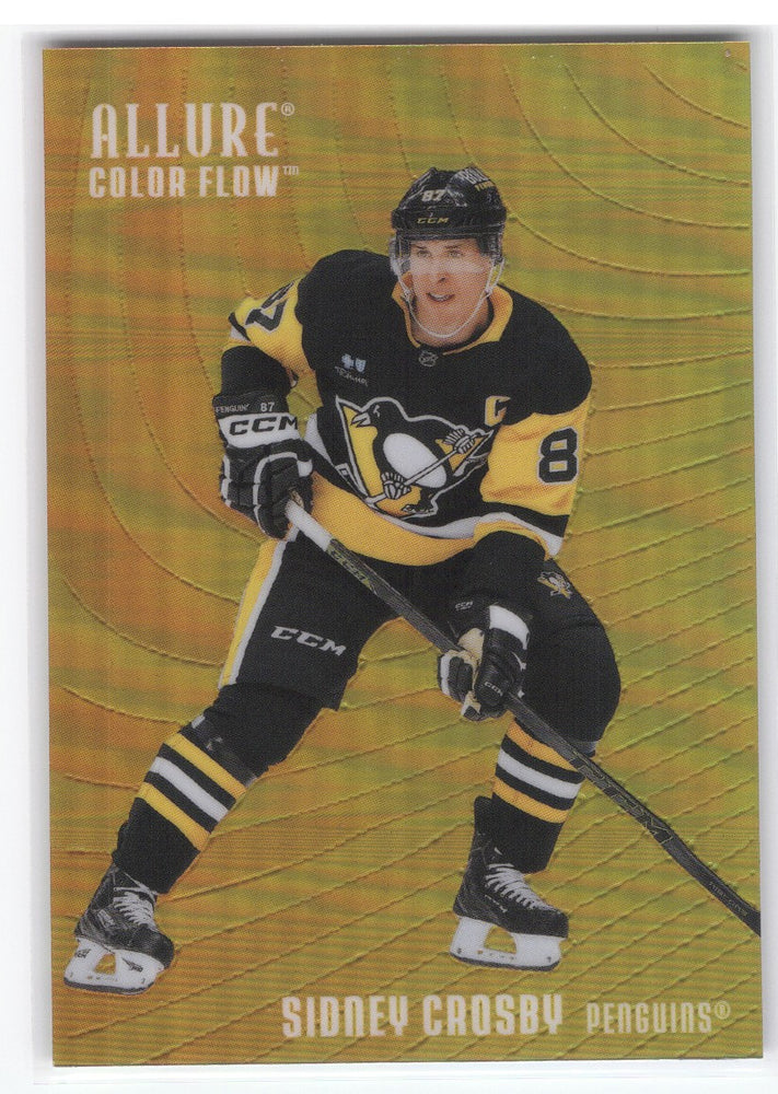 2025-26 Upper Deck Allure Orange Yellow Cf-24 Sidney Crosby