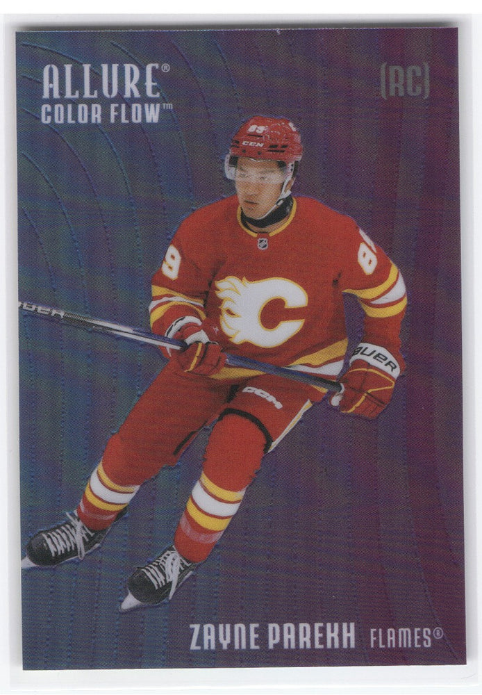 2025-26 Upper Deck Allure Blue Purple Cf-11 Rookie Rc Zayne Parekh