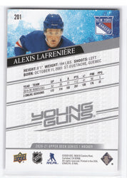2020-21 Upper Deck Series 1 Young Guns #201 Rookie Rc Alexis Lafreniere
