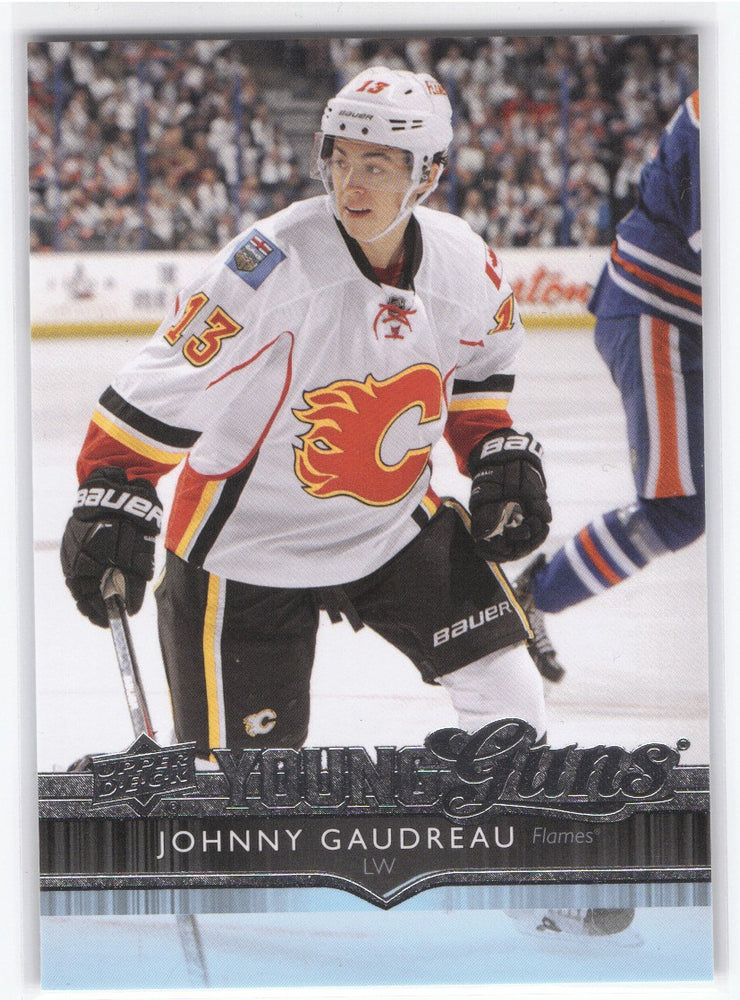 2014-15 Upper Deck Series 1 Young Guns #211 Rookie Rc Johnny Gaudreau
