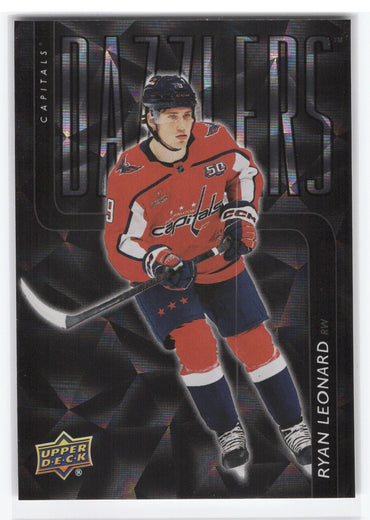 2025-26 Upper Deck Series 1 Black Dazzlers Dz-41 Rookie Rc Ryan Leonard