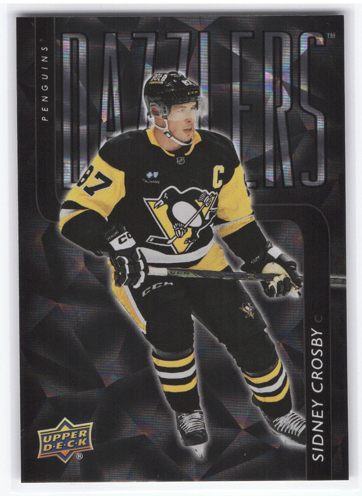 2025-26 Upper Deck Series 1 Black Dazzlers Dz-19 Sidney Crosby