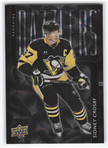 2025-26 Upper Deck Series 1 Black Dazzlers Dz-19 Sidney Crosby