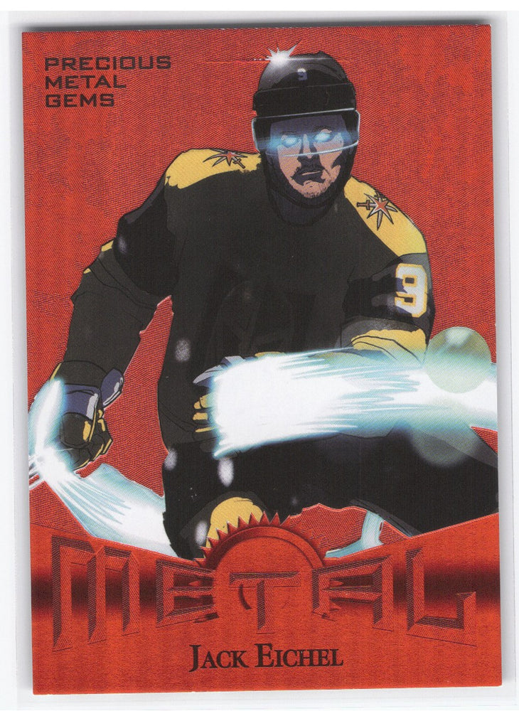 2023-24 Skybox Metal Universe Precious Metal Gems Rt-18 Jack Eichel /100