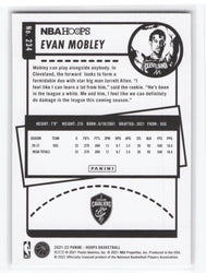 2021-22 Panini Hoops Basketball Nba Hoops #234 Rookie Rc Evan Mobley