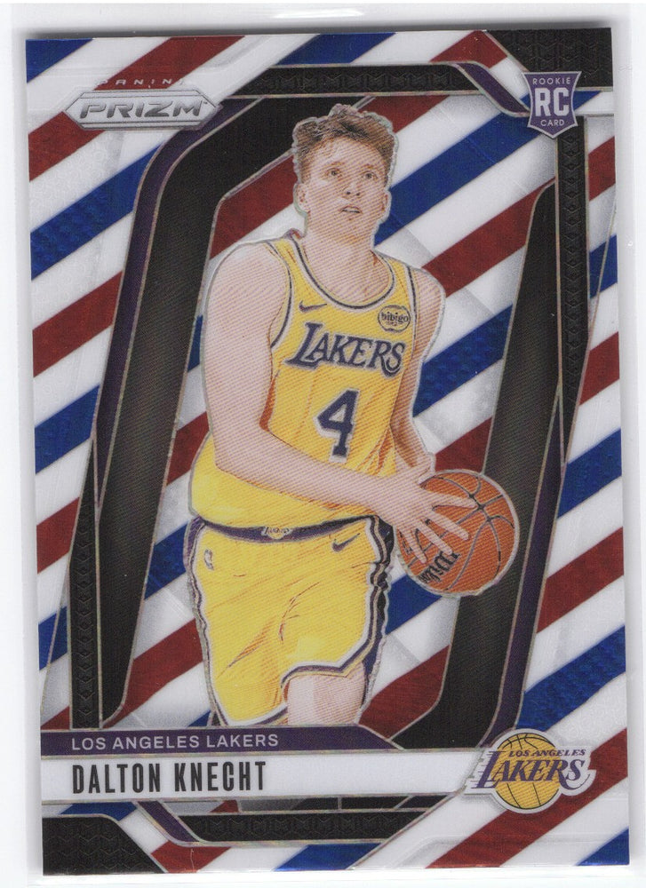 2024-25 Panini Prizm Red White Blue #238 Rookie Rc Dalton Knecht