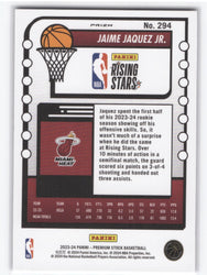 2023-24 Panini Premium Stock Rising Stars Silver Ice #294 Rookie Rc Jaime Jaquez Jr