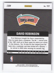 2024-25 Panini Revolution Legends #157 David Robinson /149