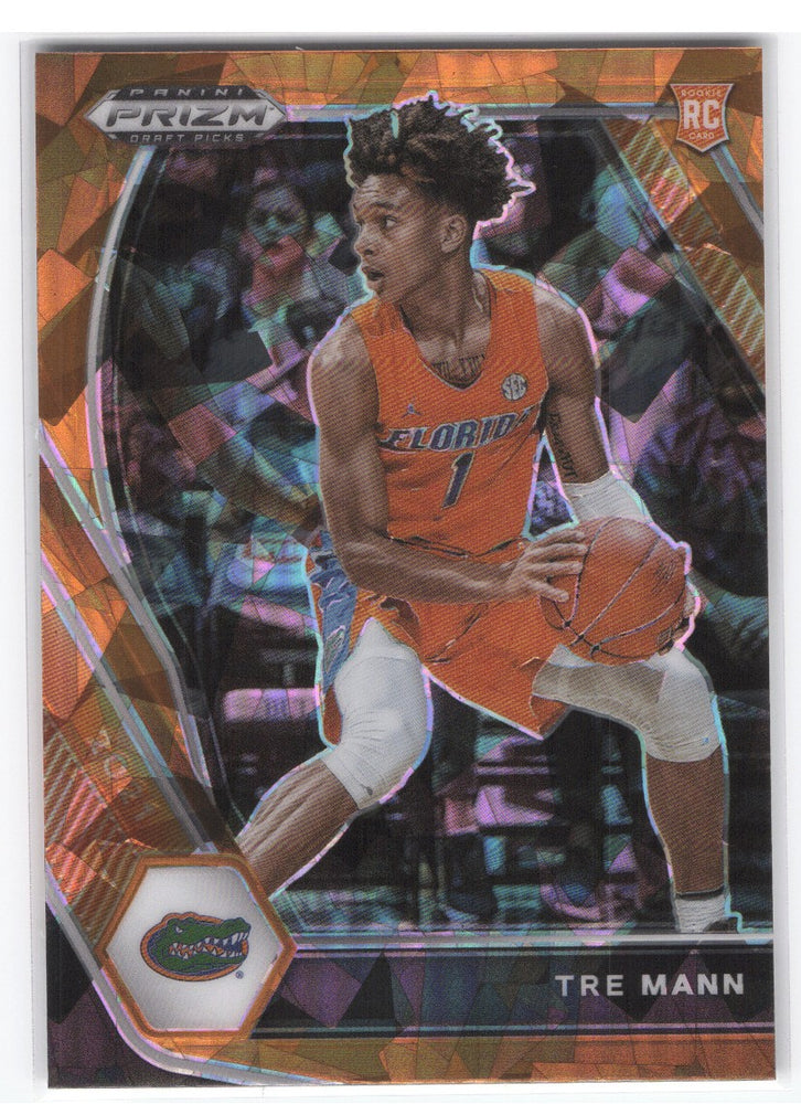 2021 Panini Prizm Draft Picks Orange Ice #21 Rookie Rc Tre Mann
