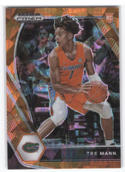 2021 Panini Prizm Draft Picks Orange Ice #21 Rookie Rc Tre Mann