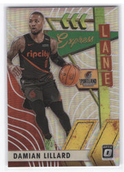 2019-20 Panini Donruss Optic Express Lane #3 Damian Lillard
