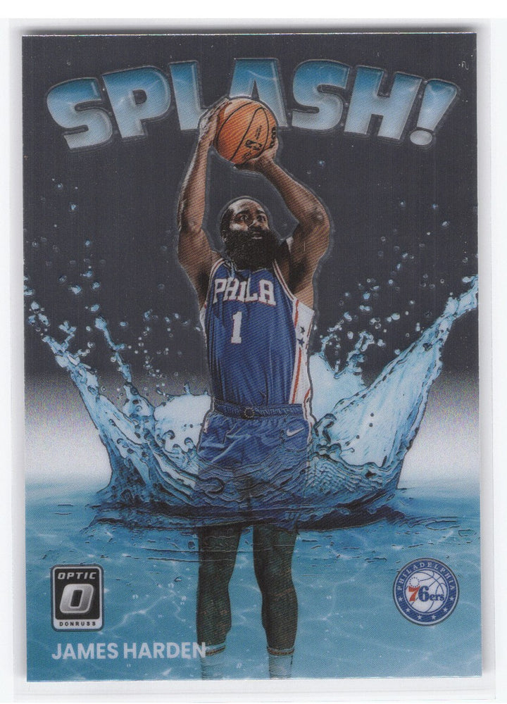 2021-22 Panini Donruss Optic Splash! #13 James Harden