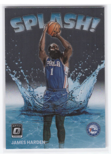 2021-22 Panini Donruss Optic Splash! #13 James Harden