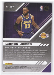 2020-21 Panini Chronicles Xr Xr #289 Lebron James