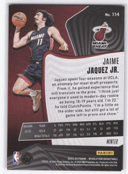 2023-24 Panini Revolution Snowflake Holo/Winter #114 Rookie Rc Jaime Jaquez Jr