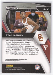 2021 Panini Prizm Draft Picks Pink Prizm #2 Rookie Rc Evan Mobley