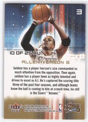 2003 Fleer Hoops Stars Raising Up #3 Allen Iverson