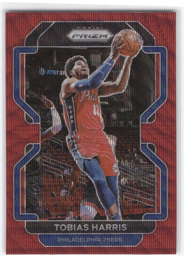 2021-22 Panini Prizm Red Prizm #145 Tobias Harris