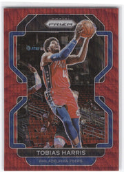 2021-22 Panini Prizm Red Prizm #145 Tobias Harris