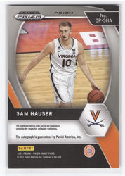 2021 Panini Prizm Draft Picks Orange Ice Dp-Sha Rookie Rc Auto Sam Hauser