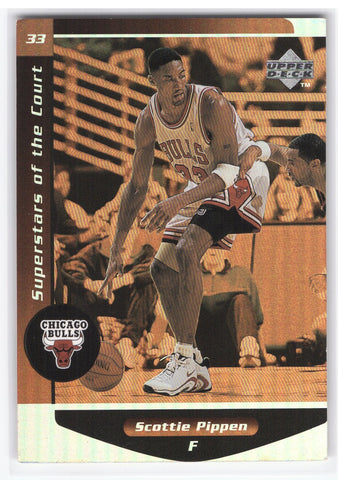 1998 Upper Deck Superstars Of The Court C14 Scottie Pippen