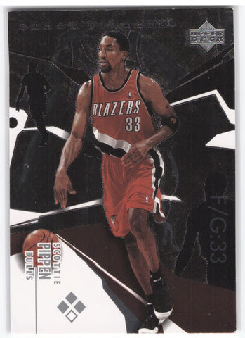 2003 Upper Deck Black Diamond #138 Scottie Pippen