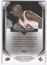 2024 Upper Deck Goodwin Champions Red P91 Michael Jordan