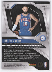 2024-25 Panini Prizm Red White Blue #87 Caleb Martin