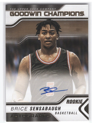 2023 Upper Deck Goodwin Champions Rookie Autographs A-Bs Rookie Rc Auto Brice Sensabaugh