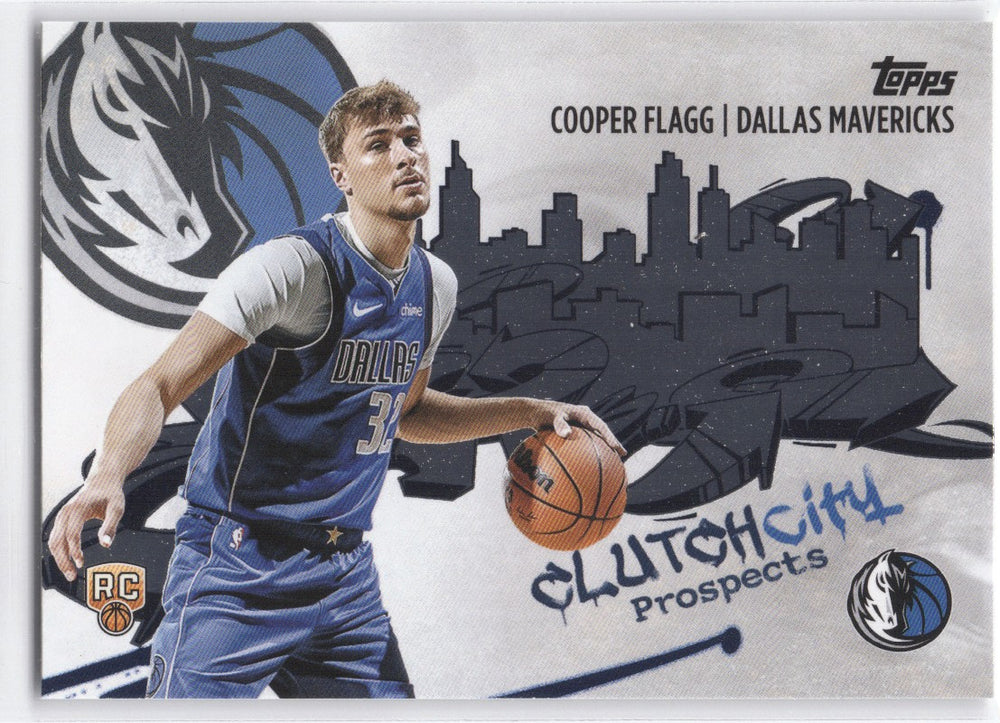 2025 Topps Clutch City Cc-1 Rookie Rc Cooper Flagg