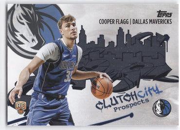 2025 Topps Clutch City Cc-1 Rookie Rc Cooper Flagg