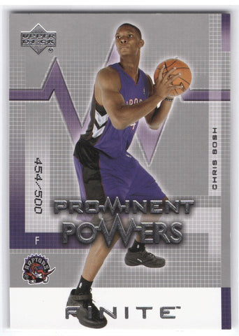 2003 Upper Deck Prominent Powers #301 Rookie Rc Chris Bosh