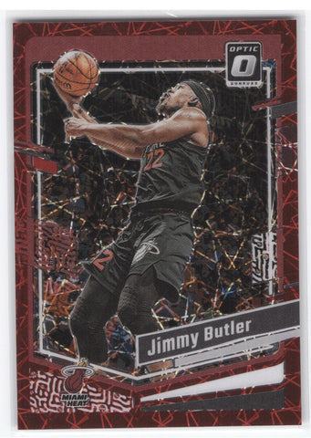 2023-24 Panini Donruss Optic Red Prizm #154 Jimmy Butler /299