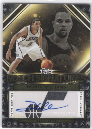 2025 Topps Notch Signatures Tns-Dw Auto Deron Williams