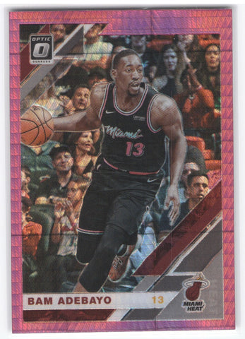 2019-20 Panini Donruss Optic Pink Prizm #41 Bam Adebayo